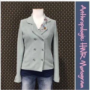 2004 Anthro “Vigier Sweater Jacket” by HWR